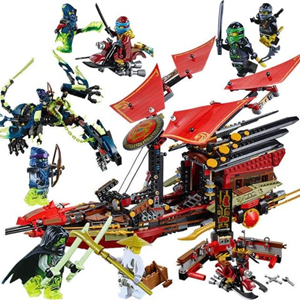 لگو کشتی نینجا 1325 قطعه Lego Ninja Ship-اسباب بازی